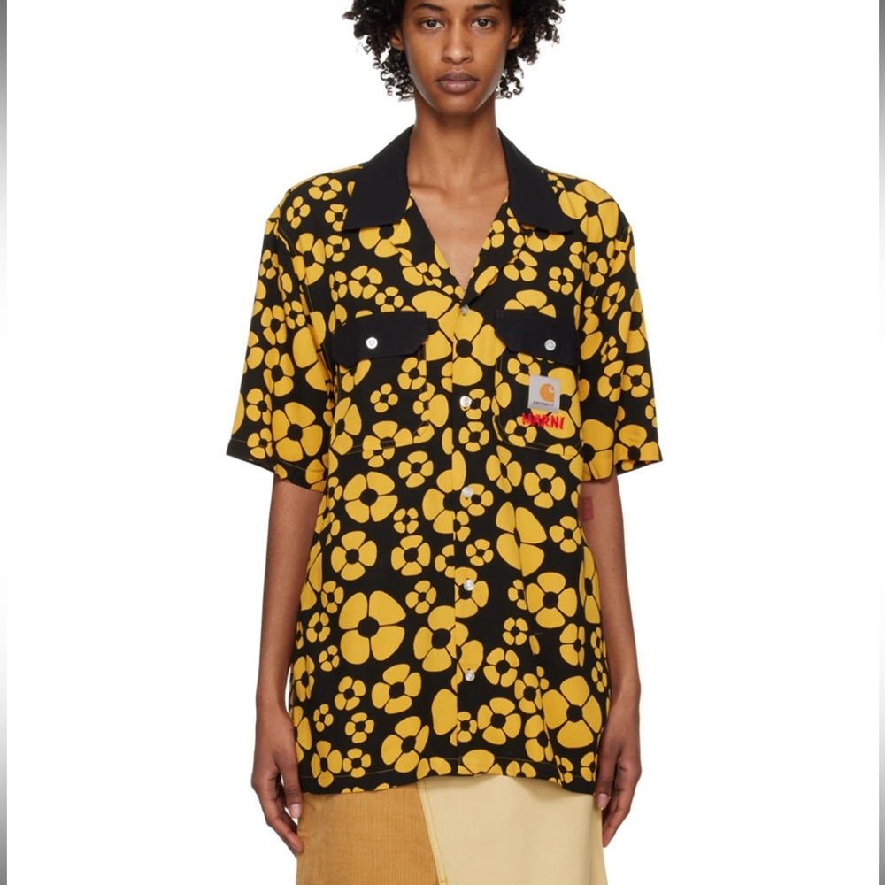 MARNI
Yellow & Black Carhartt WIP Edition Shirt BNWT